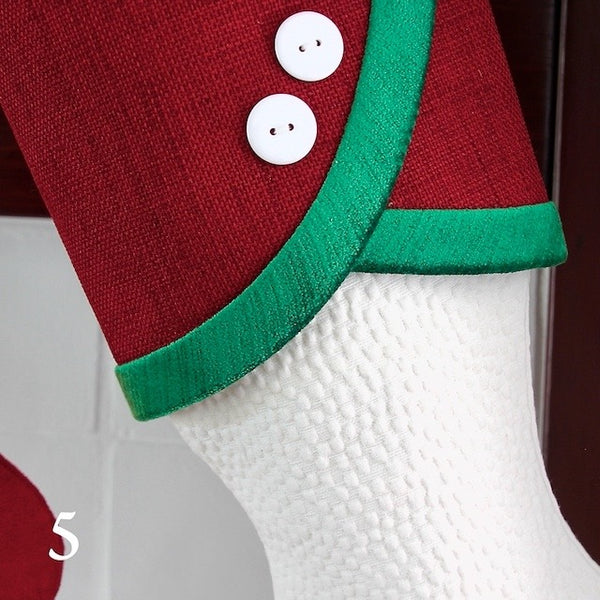 Christmas Stocking Luxury in Red and Green Christmas Decor for Elegant Traditional Christmas Stockings for the Family Xmas Stockings