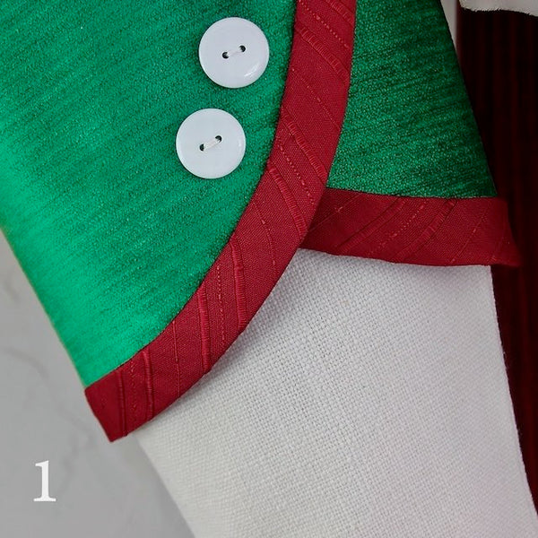 Christmas Stocking Luxury in Red and Green Christmas Decor for Elegant Traditional Christmas Stockings for the Family Xmas Stockings