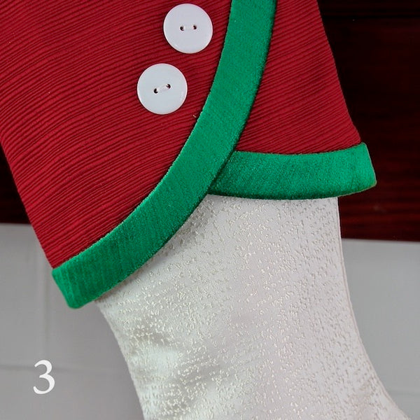 Christmas Stocking Luxury in Red and Green Christmas Decor for Elegant Traditional Christmas Stockings for the Family Xmas Stockings